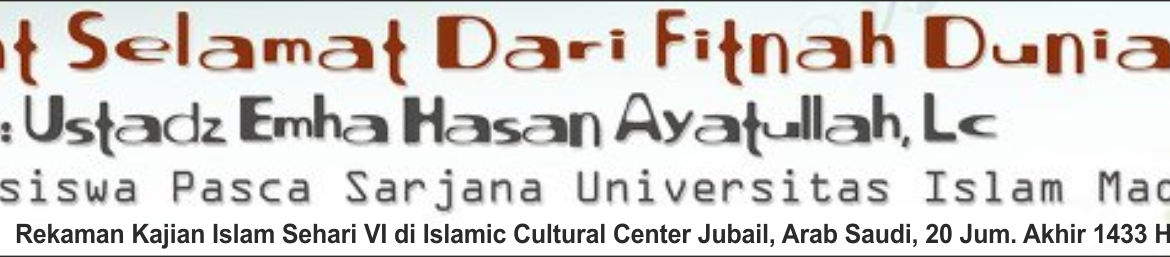 Kajian Islam Sehari ke-8
